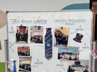 Dan Kravate i kulture odijevanja u Općoj-realnoj gimnaziji i Srednjoj medicinskoj školi