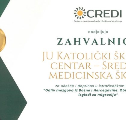 ”Odliv mozgova iz Bosne i Hercegovine: Obrazovni izbori i izgledi za migraciju”