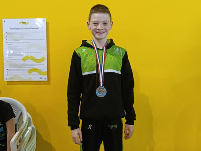 Plivačka nada Jan Radenović (5.d)