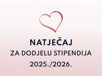 Natječaj za dodjelu stipendija 2025./2026.