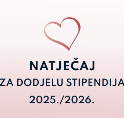 Natječaj za dodjelu stipendija 2025./2026.