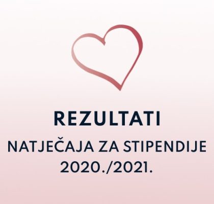 Rezultati natječaja za stipendije 2020./2021.